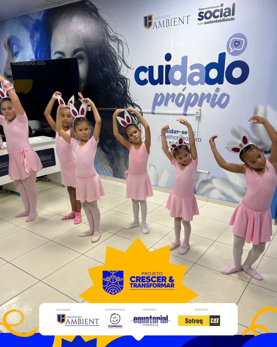 🌸 Encerramento do mês de março com apresentação especial de Páscoa 🐰
